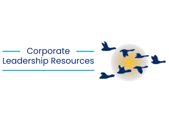 Corporate Leadership Resources logo with flying birds
