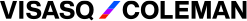 slanted blue to red gradient bar